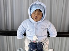 Donna Rubert Künstlerpuppe Vinyl Puppe 52 cm. Top Zustand 