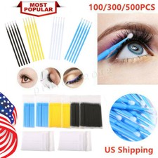 Dental Disposable Makeup Micro Applicators Brushes Eyelash Extension USA