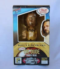 SDCC E Earth Exclusive, Big Lebowski THE DUDE Talking Bobble Head New in Box