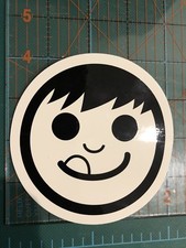Neff Headwear 4 Smiley Face Black Sticker Skateboard Streetwear Free Shipping