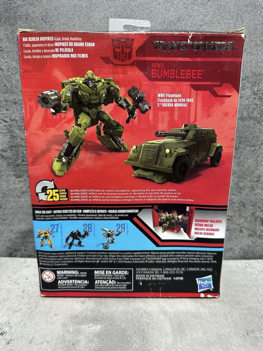 NEW Transformers Studio Series BUMBLEBEE Complete Deluxe WWII