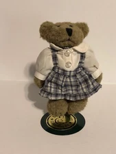 Boyds Bucchioni Bears Plush Megan Headmaster Bear Extraordinaire With Stand.