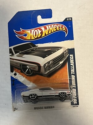 Hot Wheels 1969 Ford Torino Talladega 103/244 Muscle Mania 3/10 S3
