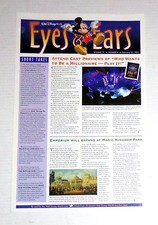 Walt Disney World Eyes And Ears Newspaper Who Want to be Millionaire