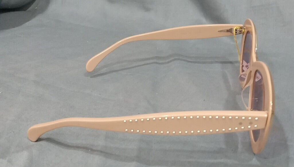 Azzedine Alaia Studs AA0049S 003 Sunglasses Women's Nude/Violet