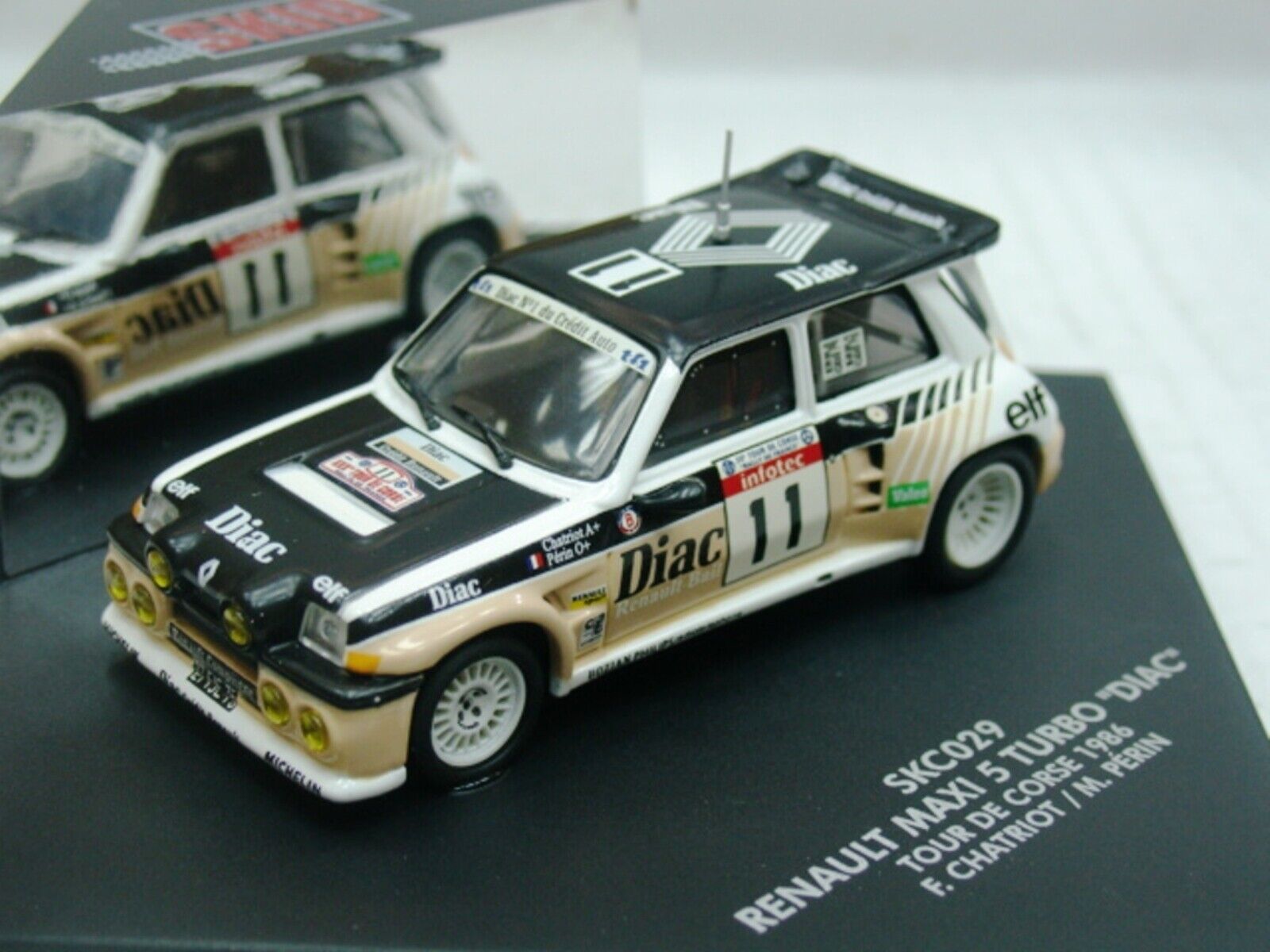 WOW EXTREMELY RARE Renault Maxi 5 Turbo #11 Td Corse 1986 WRC 1:43 Vitesse-Spark Tania, wysoka jakość