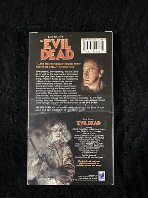 The Evil Dead (VHS, 1998) Variant Cover BRAND NEW MINT HTF