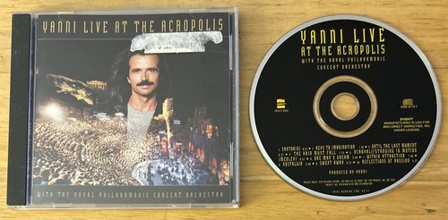 Yanni Live At The Acropolis Royal Philharmonic Concert Orchestra CD (1994 Used)