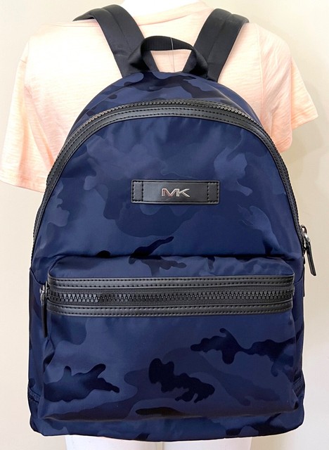 mk blue backpack