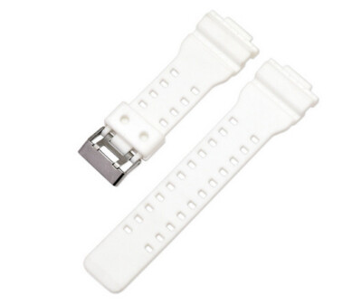 Uhrenarmband passend für casio  GA-100/110/120/150/200/300 GD-100/110/ weiß