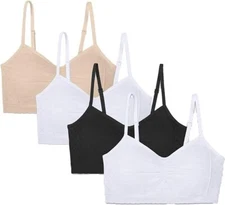 4 pcs Vanity Fair Women's Beyond Comfort Bra Seamless Padded Bralette Sz L / XL
