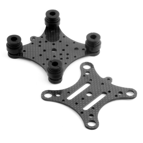 Bolas de cuadricóptero de carbono de montaje 2 de cardán antivibración de goma para drones y - Imagen 4 de 5