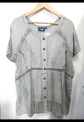 Chemisier Viscose Coline - Taille 48/50/52 - Photo 1/2
