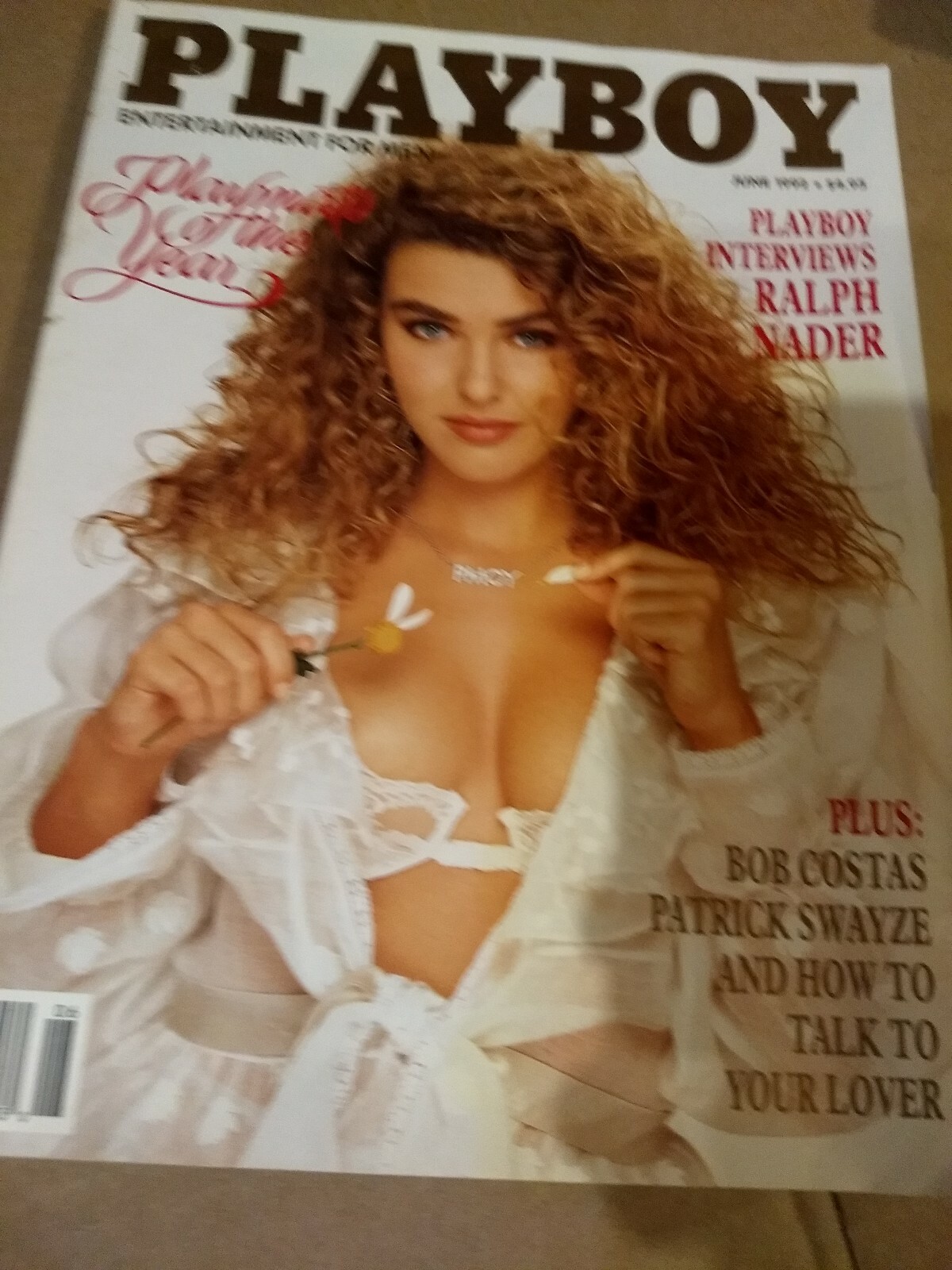 PLAYBOY JUNE 1992 Corinna Harney Angela Melini Patrick Swayze