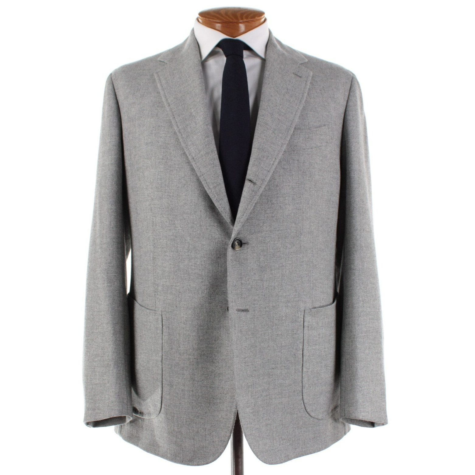 Stile Latino NWT Wool / Cashmere Sport Coat Size 54R (44R US) In Gray Melange