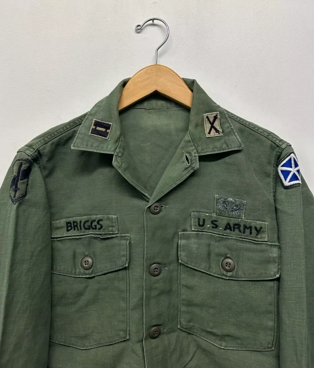 US Army OG-107 Fatigue Shirt, 1960-70s, w/o size tag, T-71