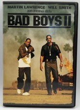 Bad Boys II DVD Martin Lawrence Will Smith Free Shipping 2003