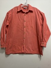 USA Made byTaylor 100% American Original Button Up Long Sleeves Mens Shirt L/XL