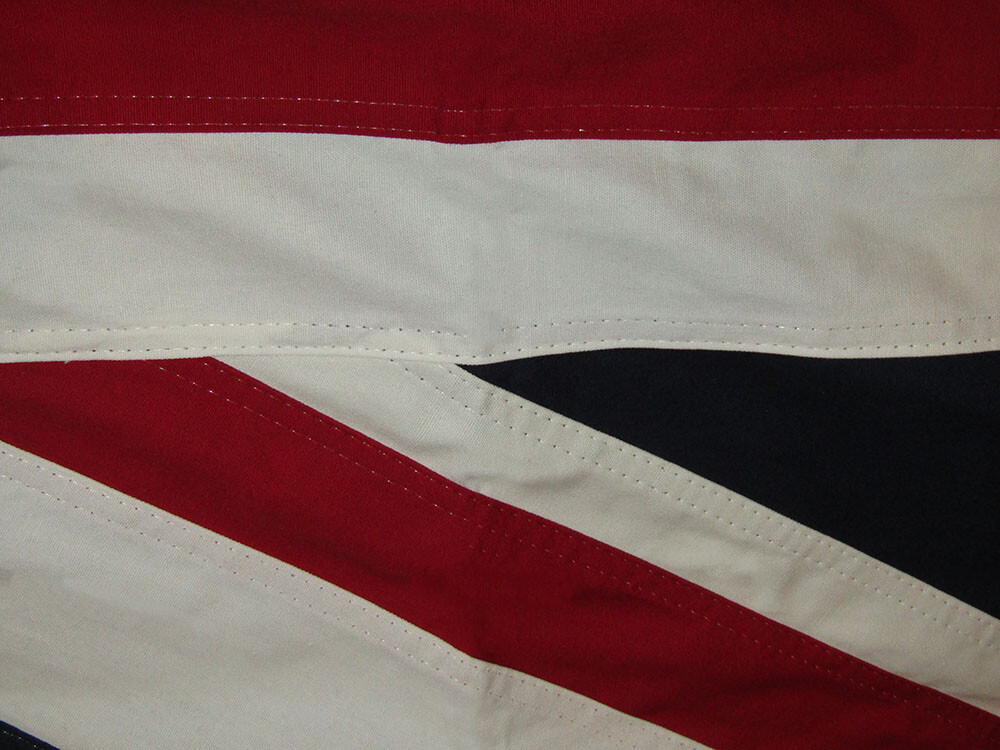 TRAPUNTA KOT &copy; BANDIERA INGLESE Inghilterra FLAG MADE IN ITALY PURO Cotone 1 Piazza 85562526