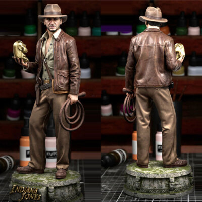 1/6 1/8 Indiana Jones 3D Print Garage Kit Figure Model Kit
