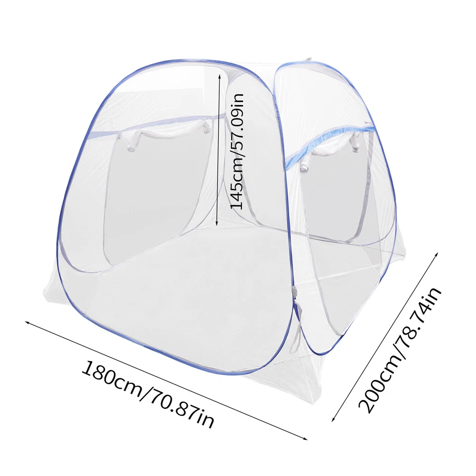 弹出式蚊帐帐篷折叠蚊帐拉链单门网帐篷美国 — 第 4/4 张图片