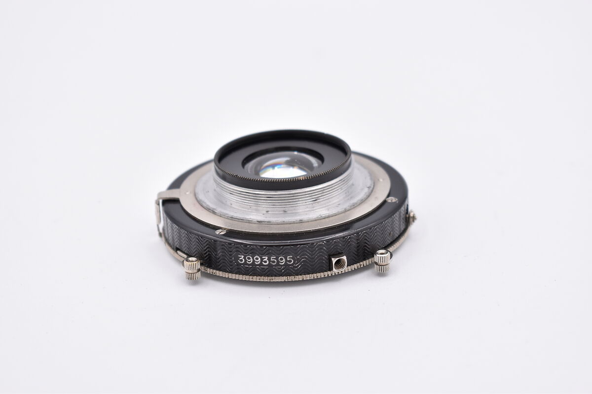 D.R.P Schneider-Kreuznach Angulon 12cm f/6.8 Lens with D.R.P Schneider-Kreuznach Angulon 12cm f/6.8 Lens with