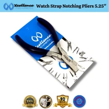 Xcellence Leather & Rubber Watch Strap Notching Pliers Repair Tools 5.25" Purple