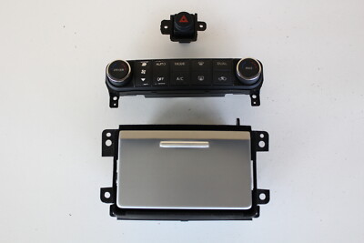 07 08 Maxima Climate Control Panel A/C Heater, Hazard Button, Center Dash Cubby 