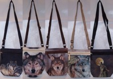 Wolf Design Crossbody Bag - various wolf designs