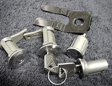 New 1962 1963 Ford Galaxie Door Ignition & Trunk Lock Set All Keyed To Same Key