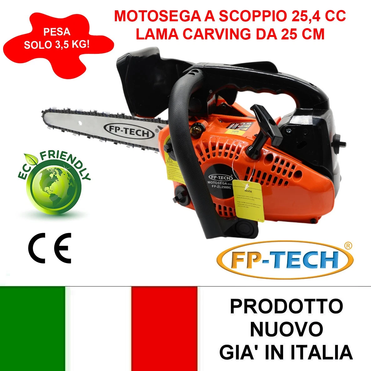 MOTOSEGA POTATURA 25cc Lama 22cm
