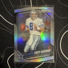 Panini 2025 Prizm Silver  Troy Aikman #179 Dallas Cowboys Football