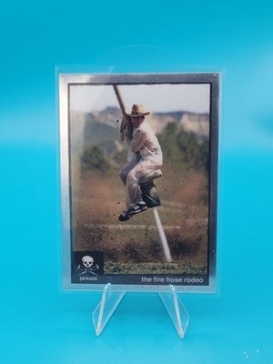 2022 Zerocool Jackass Stunts Silver PARALLEL #S-9 The Fire Hose Rodeo  /250 Card