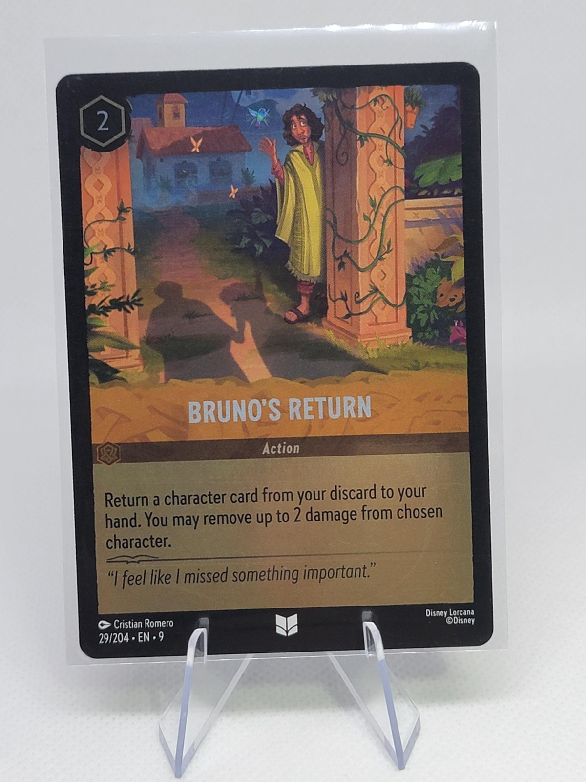 Disney Lorcana Fabled Bruno's Return Cold Foil 29/204 NM