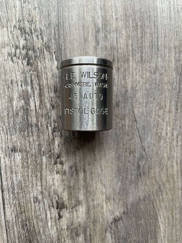 L.E. Wilson .45 AUTO Case Gage USED