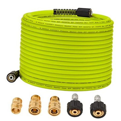 #ad Pressure Washer Hose 50 FT x 1 4quot; Replacement Power Wash 1 4quot; 50 FT Standard $45.35