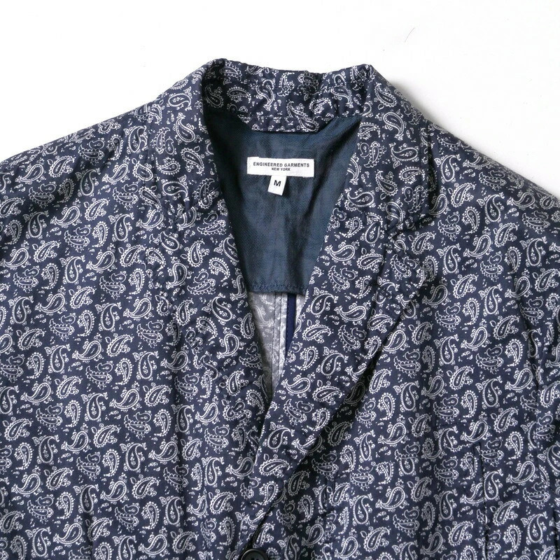 Engineered Garments Tailored Baker Jacket Navy Co… - image 4