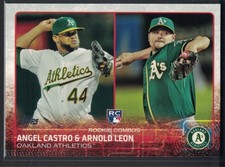 2015 Topps Update Series - Rookie Arnold Leon, Angel Castro #US193 (RC)
