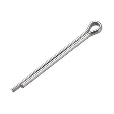 Split Cotter Pin - 3mm x 35mm 304 Stainless Steel 2-Prongs Silver Tone 60Pcs
