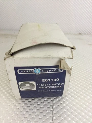 JONES STEPHENS E01100 1" CHROME PLATED STEEL 2-7/8 FLANGE OD...124 - Picture 4 of 4
