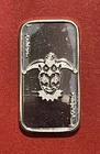 1 Gram Solid Silver Joker 2-sided Art Bar! Fine Silver .999 Pure!