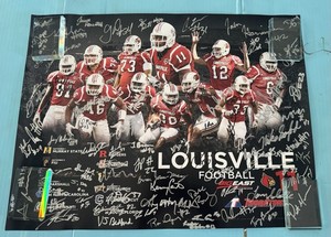 Louisville Cardinals 2011 Football Schedule Poster 18x24 Heyman Chichester