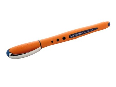 STABILO Bionic Worker Tintenroller Blau 0,5 mm Medium Rollerball Ergonomisch Pro