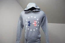 Under Armour Hoodie Fitted Fleece Gray Athletic Performance Mens Sz Small