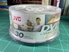 Jvc DVD R 16x 120 Min 4.7 Gb Video/Data 30 disc New Sealed