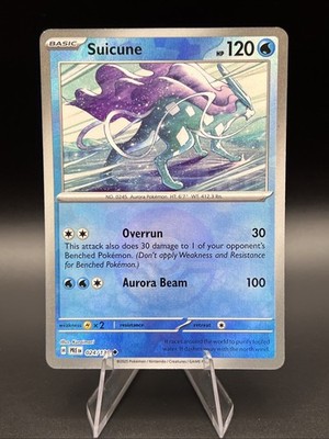 Pokemon TCG Suicune 024/131 Pokeball Scarlet & Violet Prismatic Evolutions NM