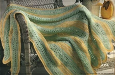 MILE-A-MINUTE AFGHAN HOME DECOR DIGEST CROCHET PATTERN INSTRUCTIONS