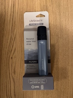 Lifestraw Personal Water Filter Straw Peak Series
