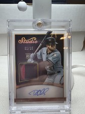 2022 Panini Chronicles - Studio Black Signatures SMS-DE Drew Ellis /25 (RPA, RC)