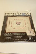 New Dimensions Roses 'N Lace Counted Cross Stitch Kit 3610 1986
